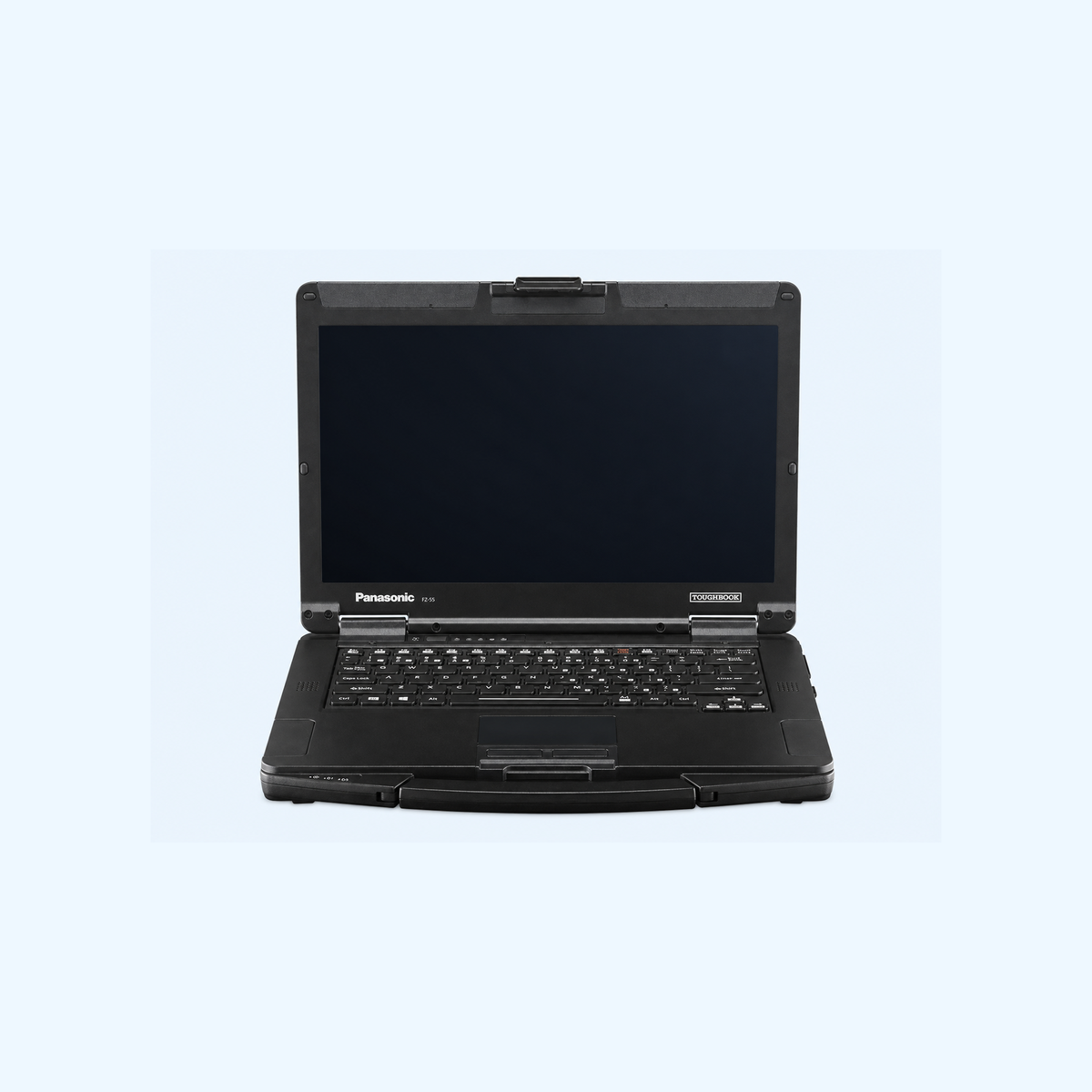 Panasonic TOUGHBOOK 55 Mk2 der FZ-55-Familie, geöffnet in Frontansicht