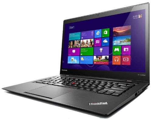 Lenovo X1 Carbon Touch 35,5 cm (14 Zoll) Laptop (Intel Core-i7 4600U, 2,1GHz, 8GB RAM, 256GB SSD, Intel HD Graphics 4400, Win 8, Touchscreen) schwarz