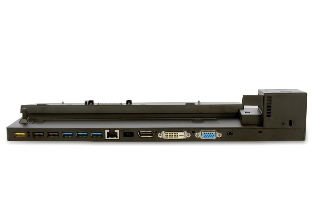 Lenovo 40A10065EU Dock für Thinkpad Pro (65 Watt, EU-Netzteil, VGA, DVI-D, DisplayPort, 3x USB 3.0/2.0)