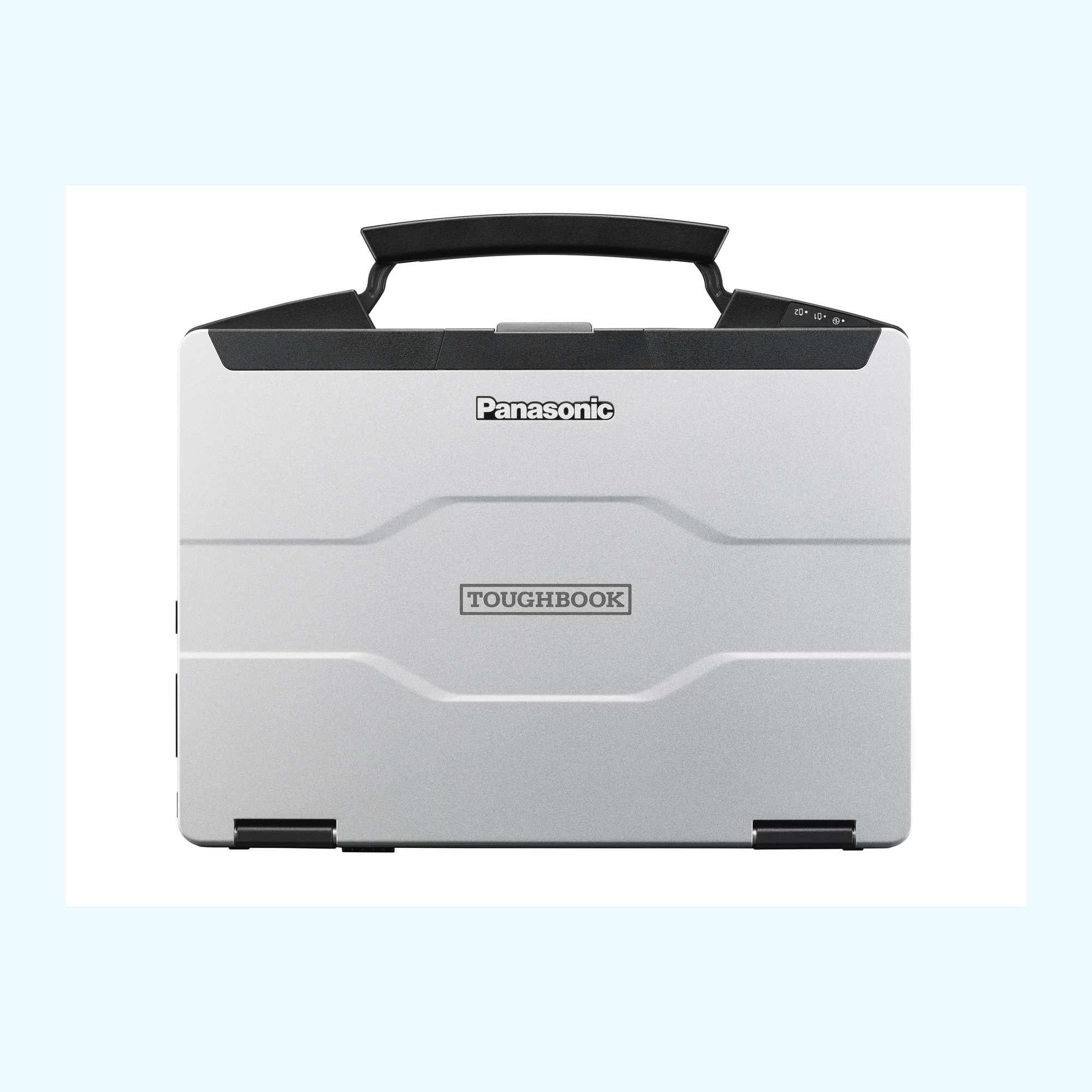 Panasonic TOUGHBOOK 55 der FZ-55-Mk1-Plattform, geschlossen mit Tragegriff