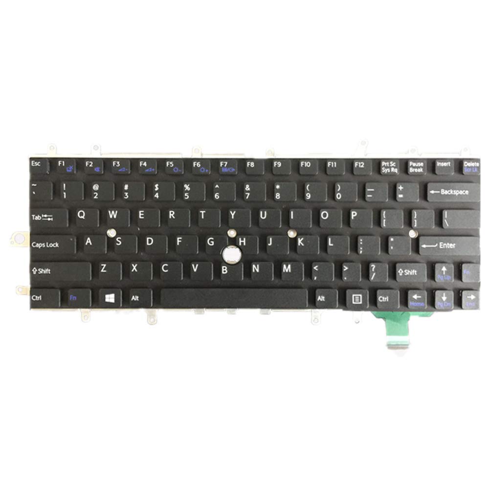 fqparts-cd Replacement Laptop Tastatur für for Sony SVD11 duo11 SVD11213CXB SVD11215CDB SVD11215CXB SVD11215CYB SVD112190S SVD112190X SVD1121BPXB SVD11223CXB Schwarz Amerikanische Version