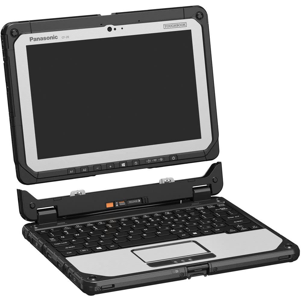 Toughbook Panasonic 2in1 CF-20 Win 10 Pro, Intel i5, 256GB SSD, 8GB RAM, Bridge Battery CF-20G0205VM